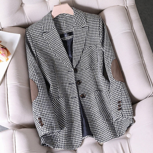 Autumn and Winter New Style Commuting Two Button Casual Women's Suit Small Suit Women's Coat Work Clothes